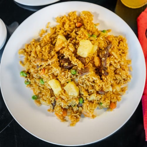 F11. Pineapple Fried Rice.