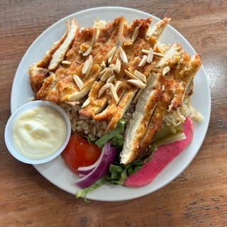 Chicken Cream Chop with Rice