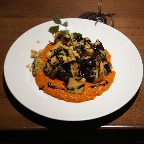 Hot and Sour Eggplant.