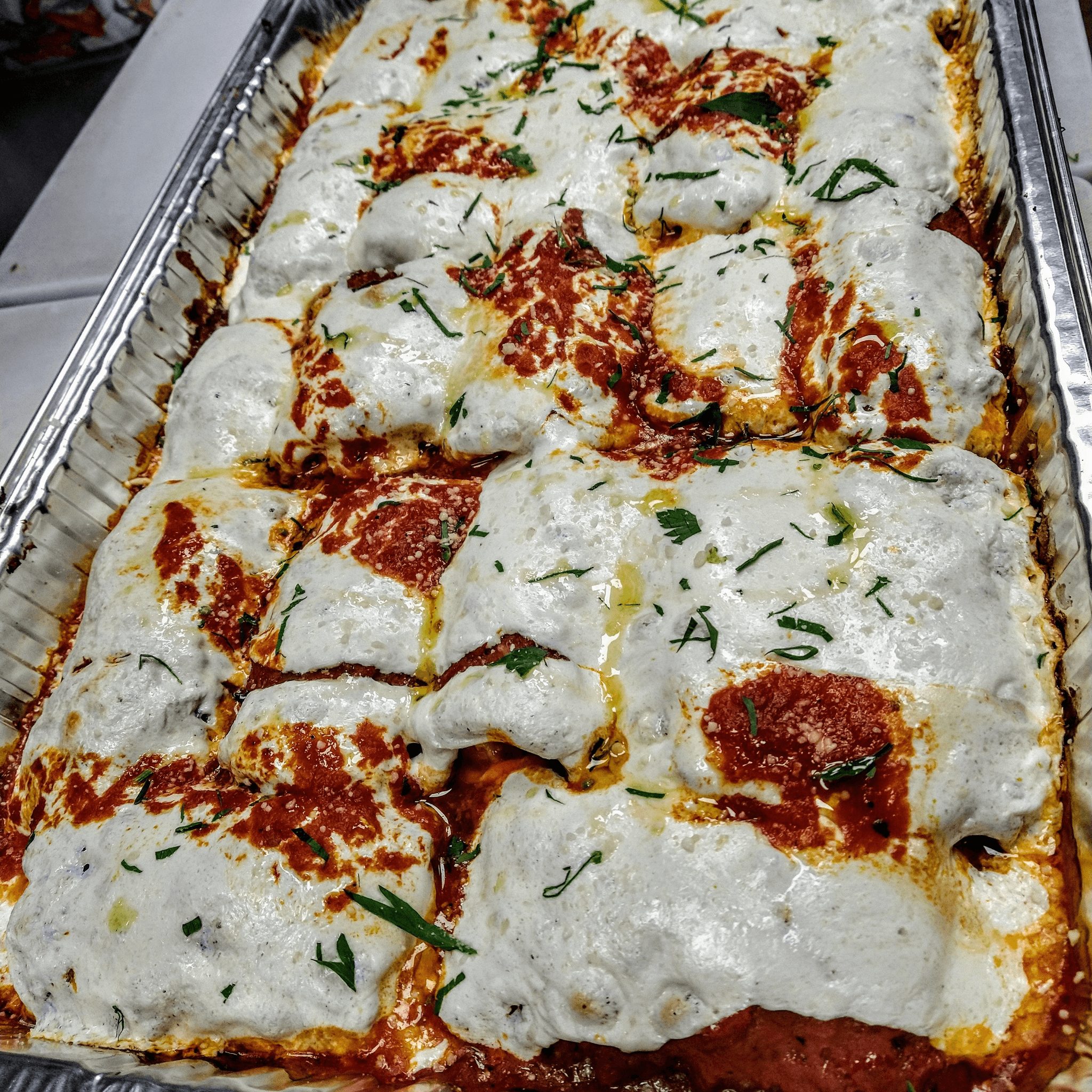 Eggplant Rollatini Catering.