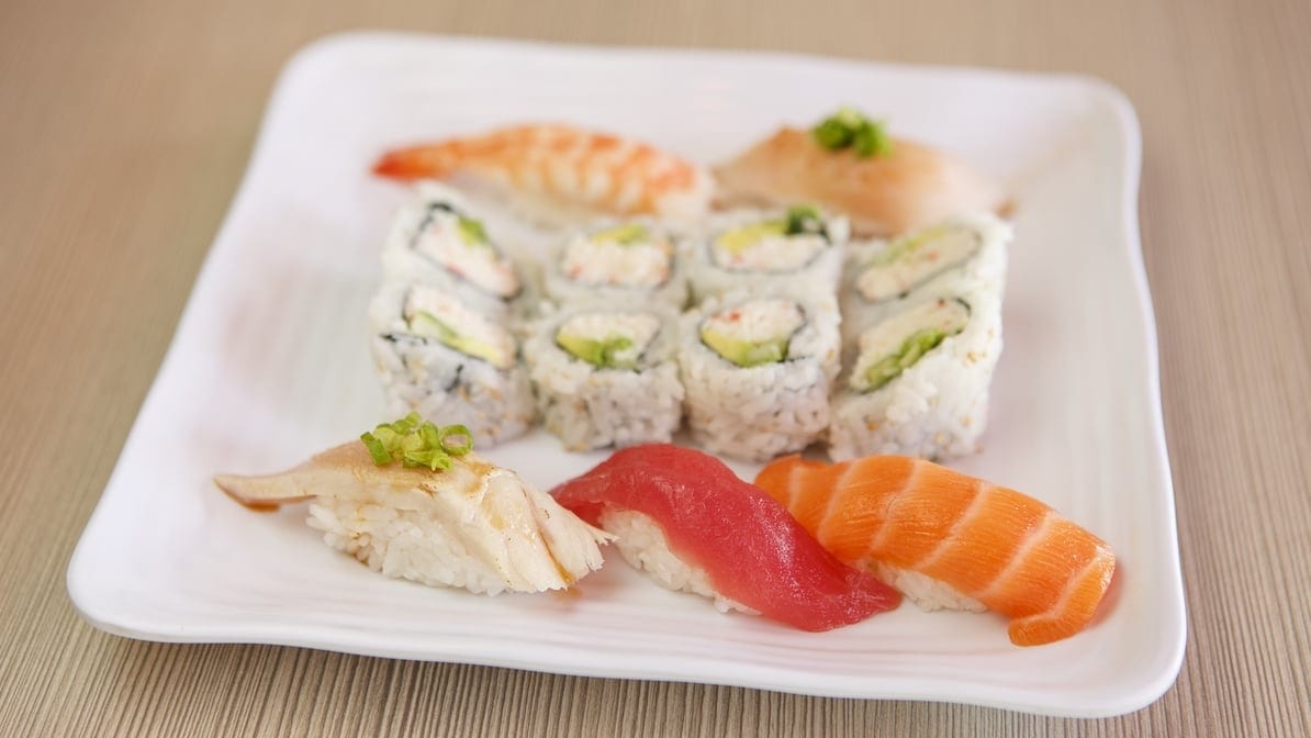 Lunch Sushi Combination.
