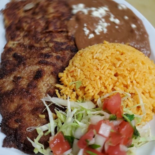 Carne Milanesa Plate.