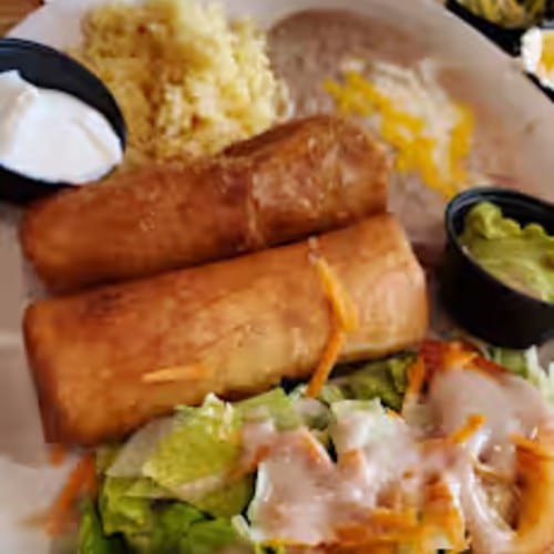 Chimichangas.