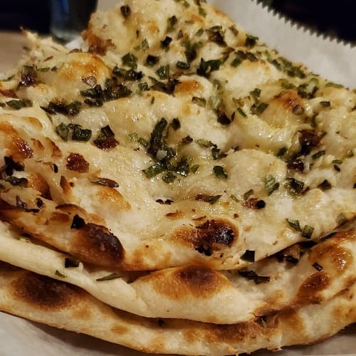 Garlic and Chive Naan.