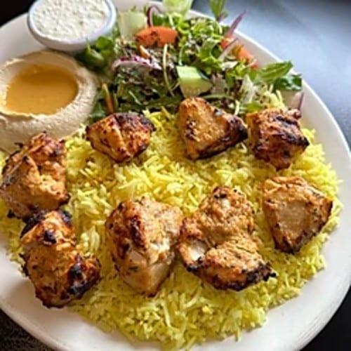 Chicken Kabab Plate.