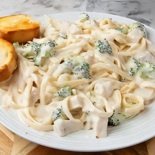 Broccoli & Chicken Alfredo Pasta
