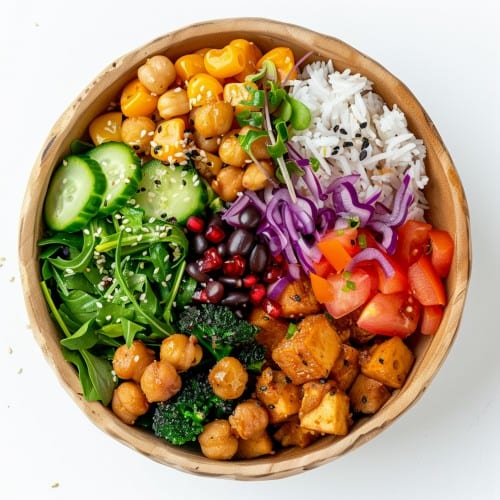 Mixed Veggies with House Special Sauce.