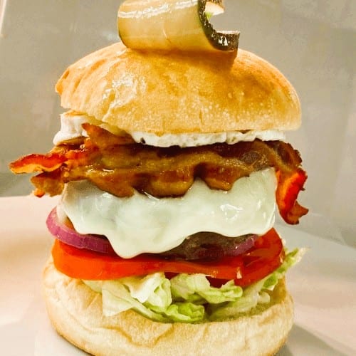 Bacon Cheese Burger.