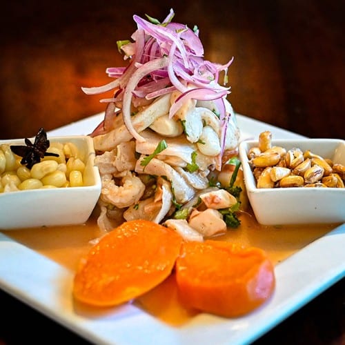 Mixed Seafood Ceviche / Ceviche Mixto.