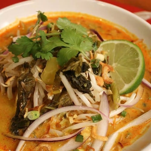 Thai Noodle Curry Bowl.