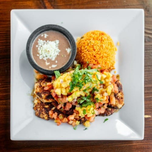 Blackened Chicken Entree.