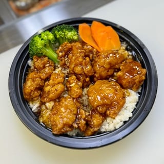 Orange Chicken Rice Bowl