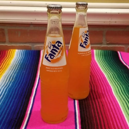 Fanta Pop Soda (Glass Bottle).