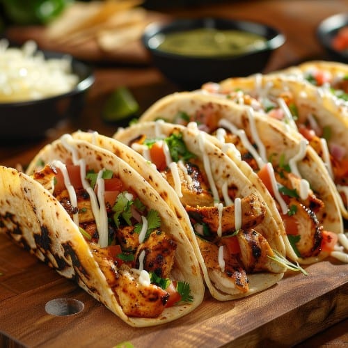 Pollo (Chicken) Taco.