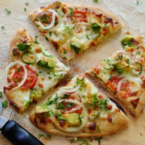 Vineyard Veggie Pizza.
