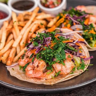 Garlic Butter Shrimp Taco