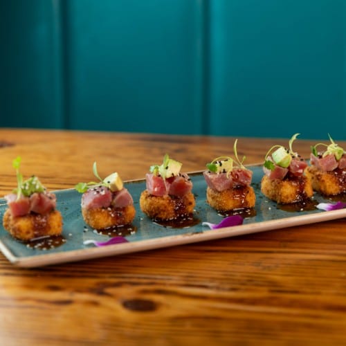 Causa crocante con Tuna.