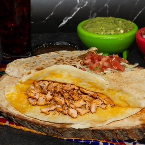 Pollo Asado Quesadilla.
