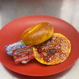 Bagel with side of Jelly