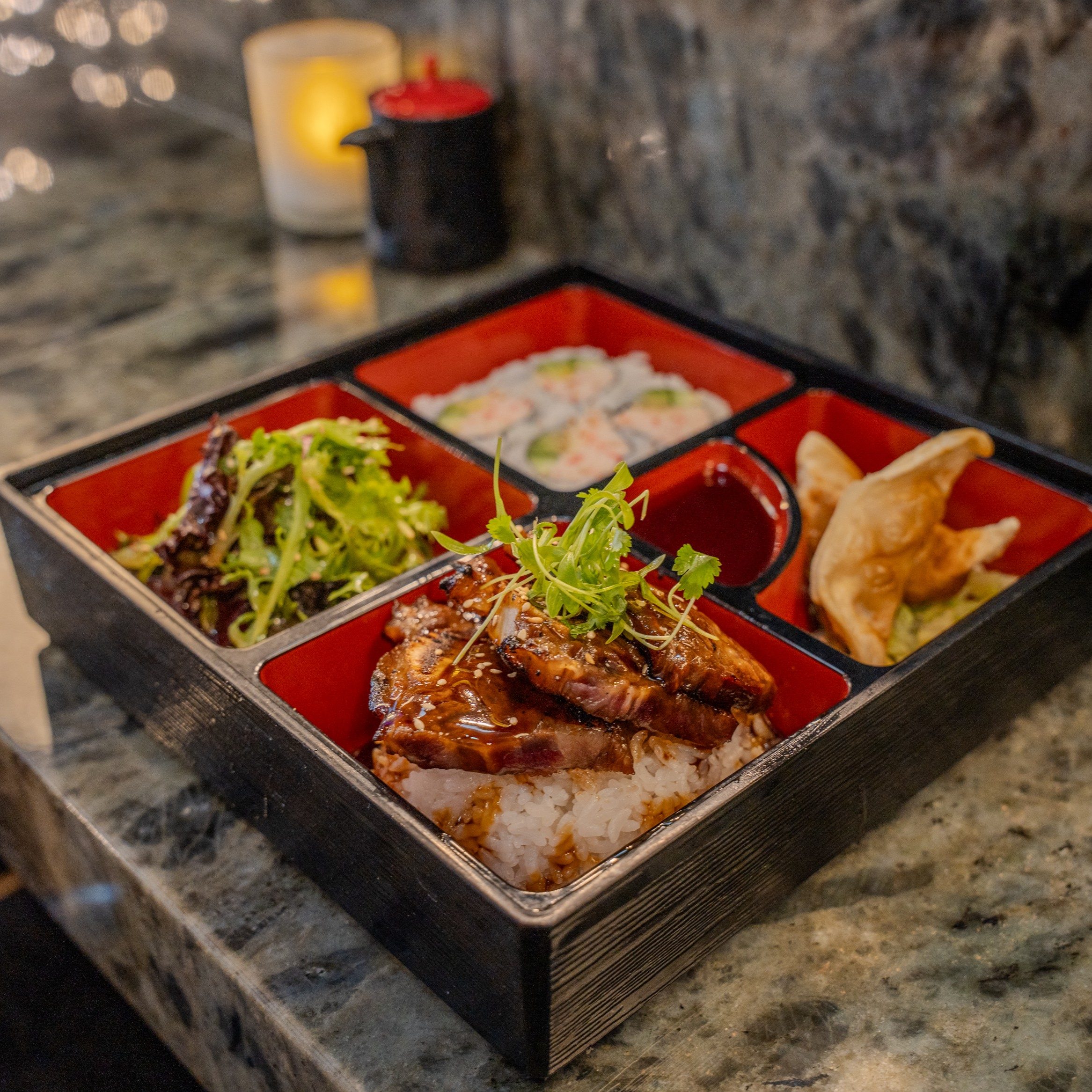 Kalbi Beef Bento.