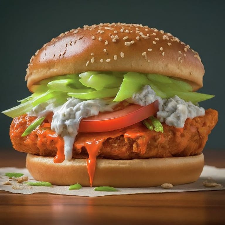 Buffalo Chicken Burger: A Spicy Twist on Burgers