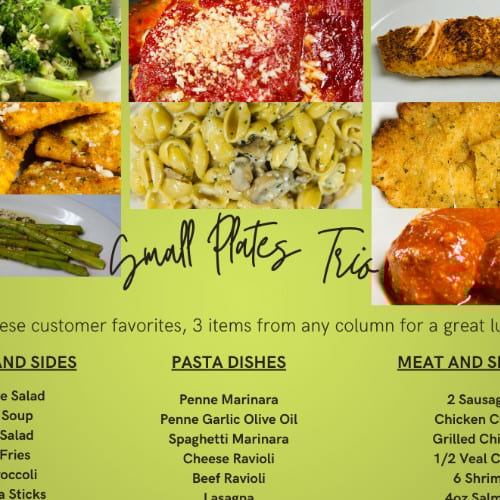 Small Plates Trio.