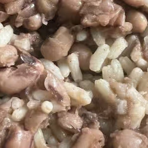 Black Eyed Peas & Rice.