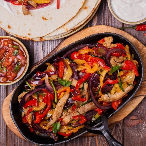 Vegetarian Fajita.
