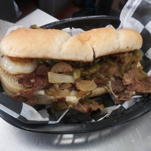 Philly Cheesesteak Burger.