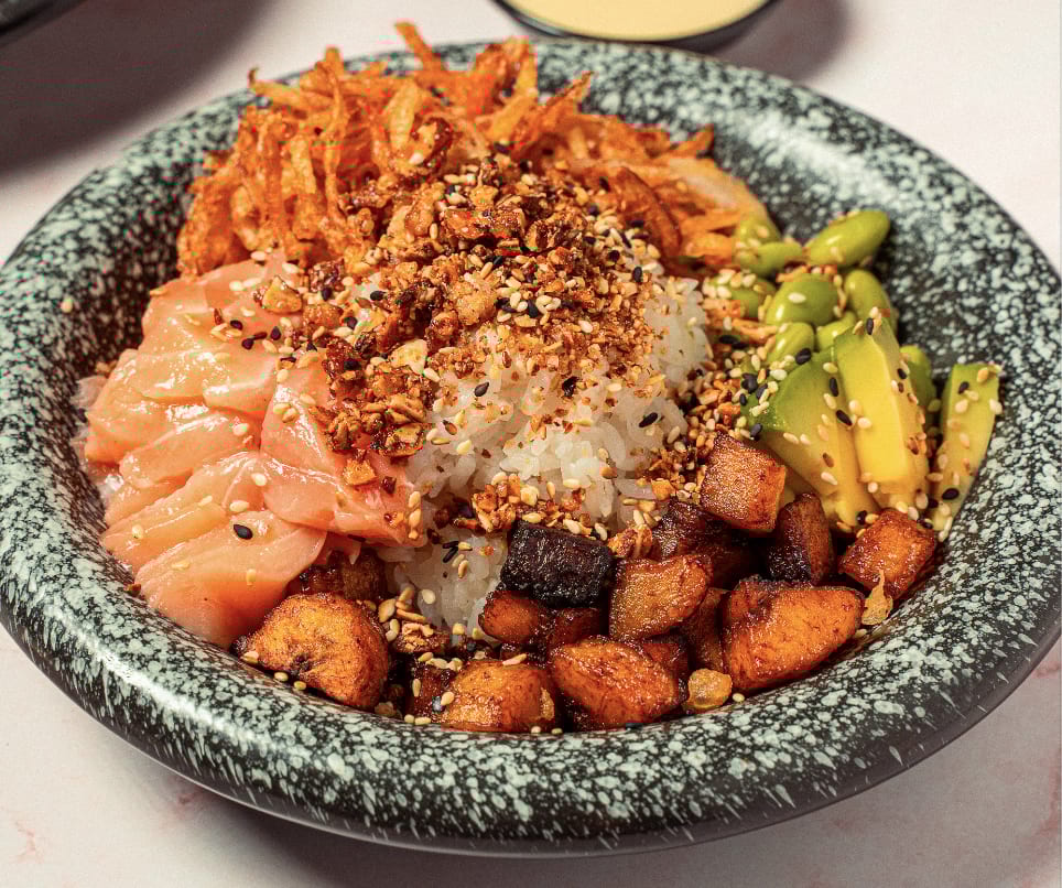 Sunset Salmon Poke.