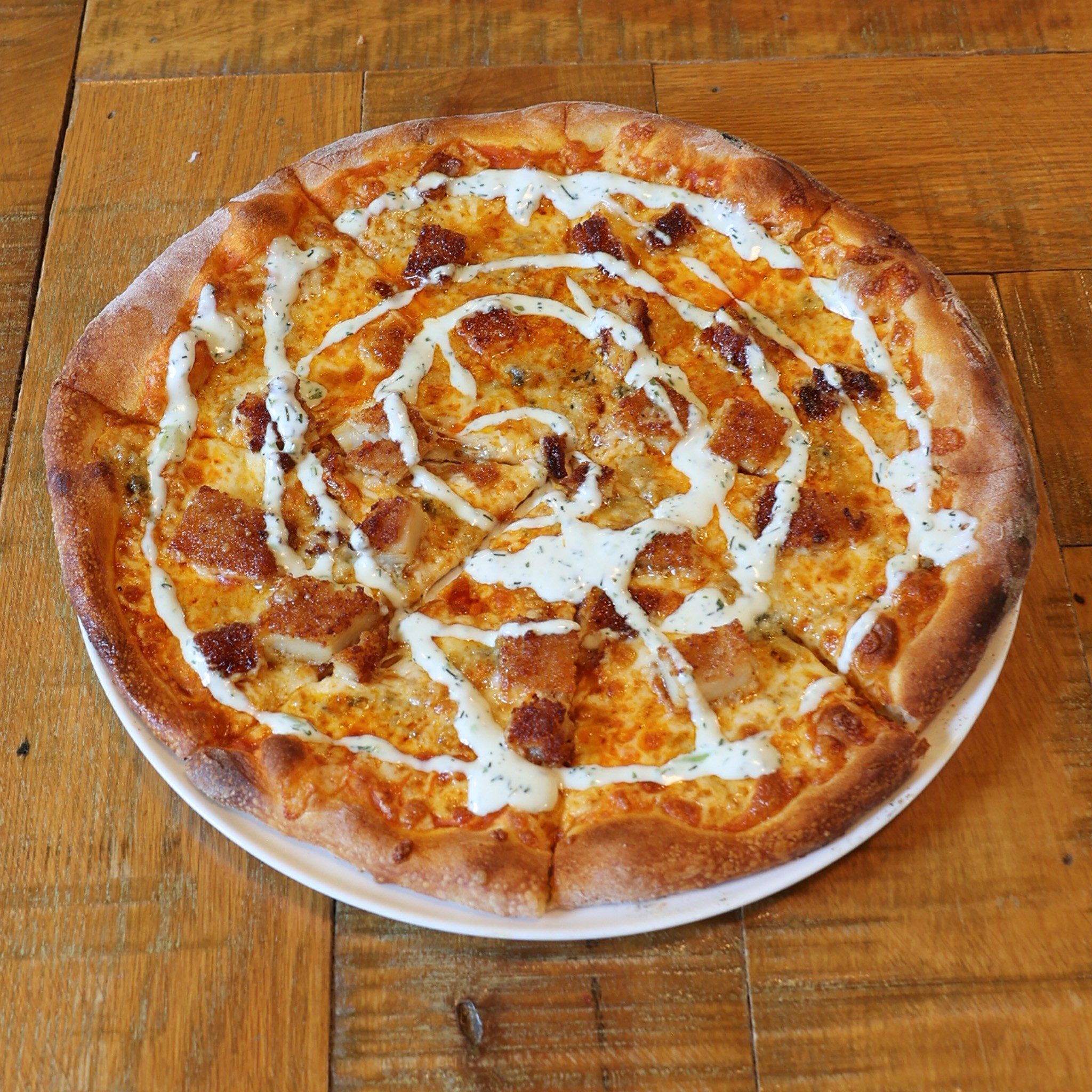 Buffalo Chicken Pizza.