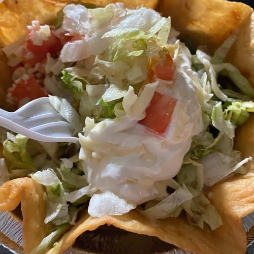 Taco Salad Fajitas.