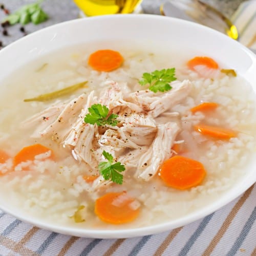 Chicken Rice Soup.