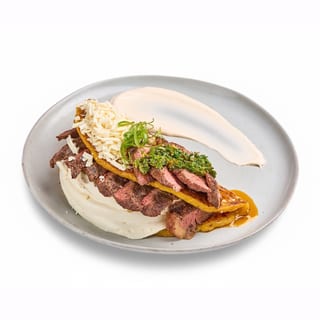 Picanha and Cheese Cachapas