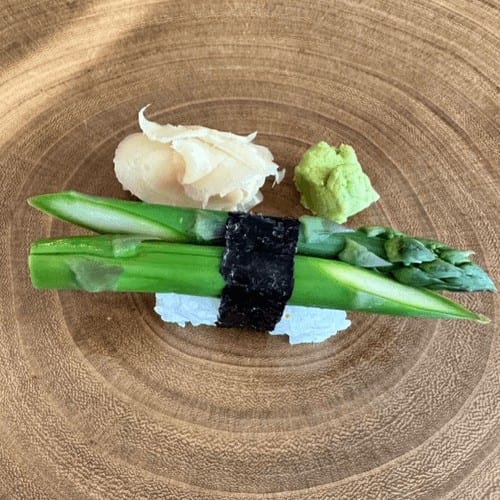 Asparagus Sushi.