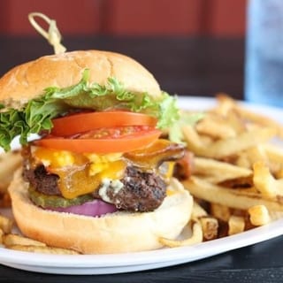 Black and Bleu Burger