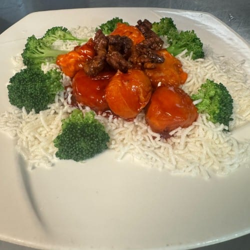 Crispy Shrimp or Scallops.