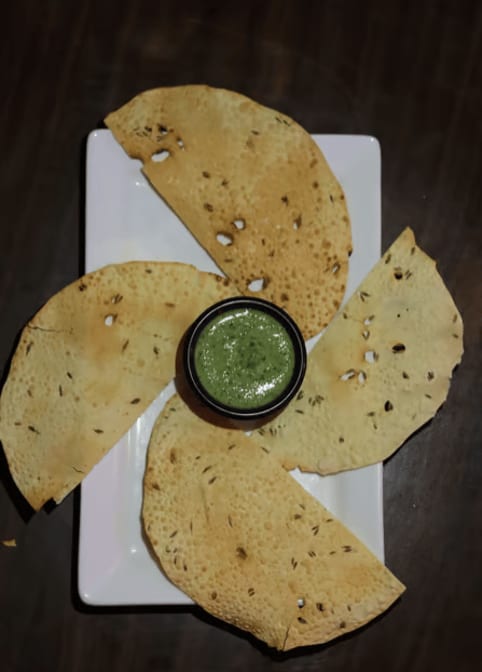 Papadum.