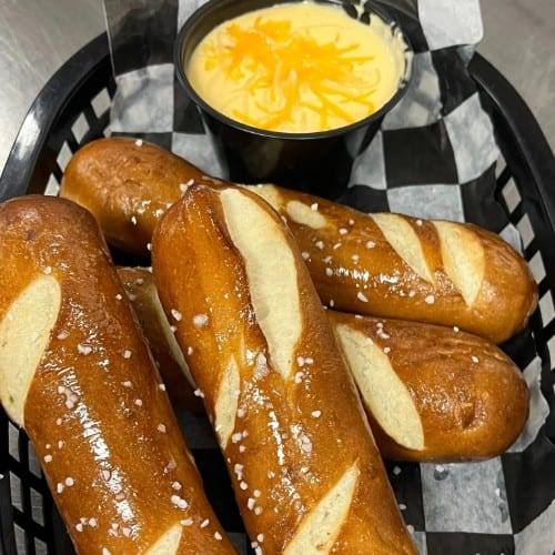 Brick-Oven Pub Pretzels.
