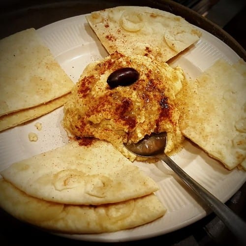 Hummus with Pita Bread.