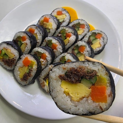 Beef Kimbap.