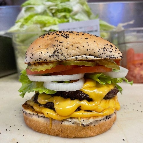 Triple Cheeseburger.