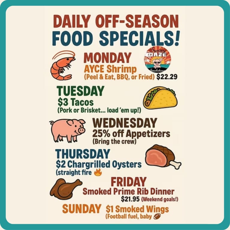 Daily Specials You’ll Want to Check Out