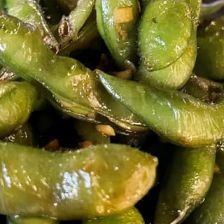 Spicy Garlic Edamame
