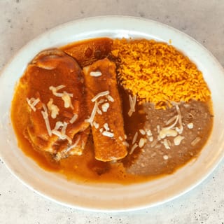 E. One Chile Relleno, One Beef Taco, & One Beef Enchilada