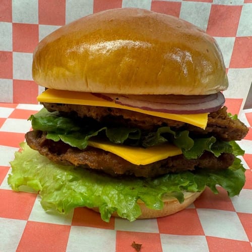 Double-Decker Fish Burger.