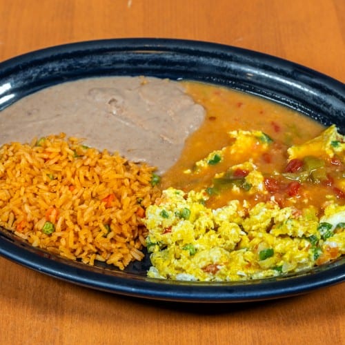 Huevos a La Mexicana.