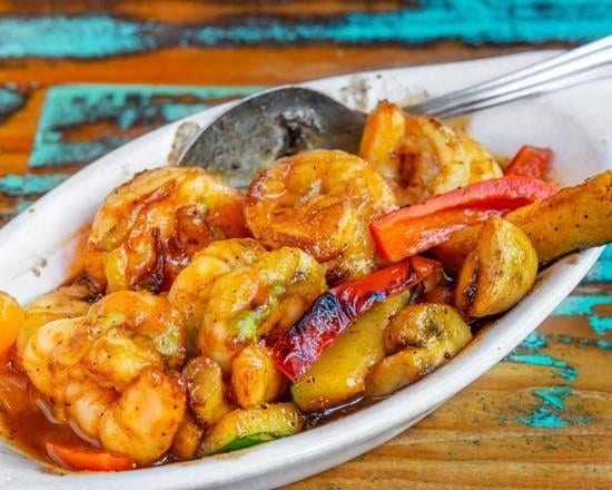 Chipotle Agave Glazed Shrimp.