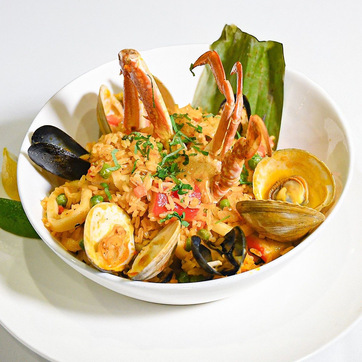 Seafood Rice / Arroz Con Mariscos.