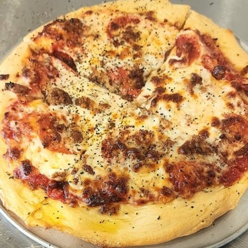 10 inch Personal Pizza ( sausage and pepperoni).